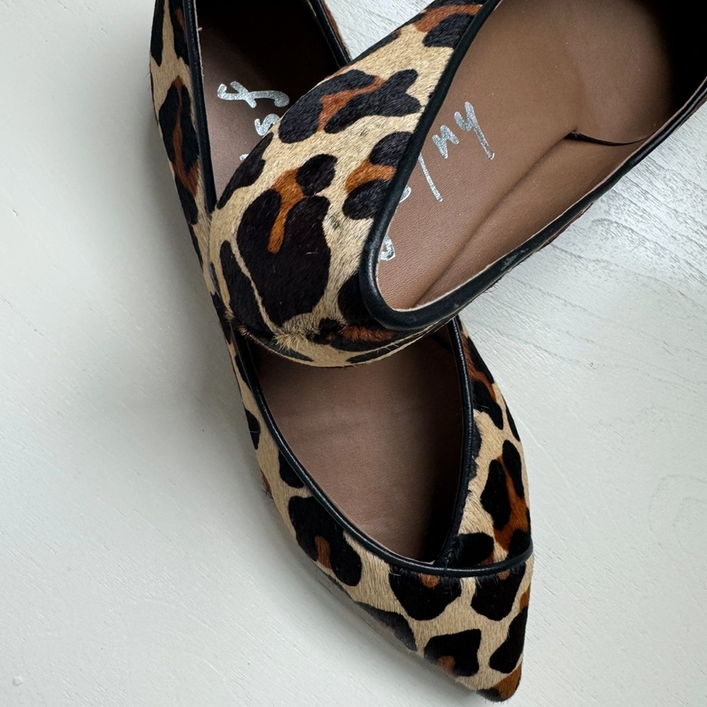 French Sole/NY Peppy Animal Print Calf Hair Flats - Picture 13 of 16